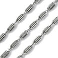 thumbnail image 1 of 304 Stainless Steel Turkey Link Chains Unwelded with Spool Stainless Steel color 13x3.8x4mm, 1 of 3