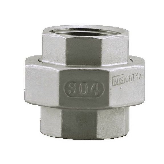 304 Stainless Steel Union - Threaded - 1"