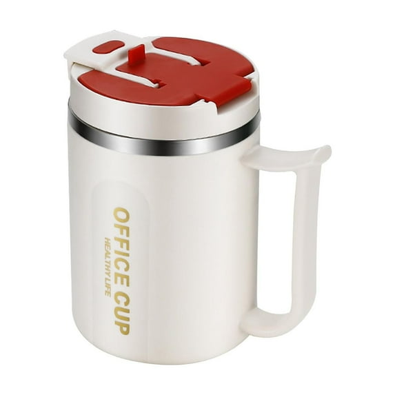 304 Stainless Steel Vacuum Insulated Mug, Double Wall Thermos with Handle for Coffee, Tea, and Water, Home and Office Use Travel Tumbler(C)