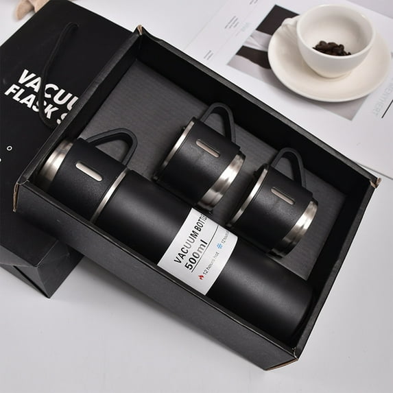 304 Stainless Steel Vacuum Insulated Tumbler Set with Three Interchangeable Lids, Spill-Proof and Leak-Resistant Design, Versatile for Office Use, Indoor Hydration, and Outdoor Adventure Activities