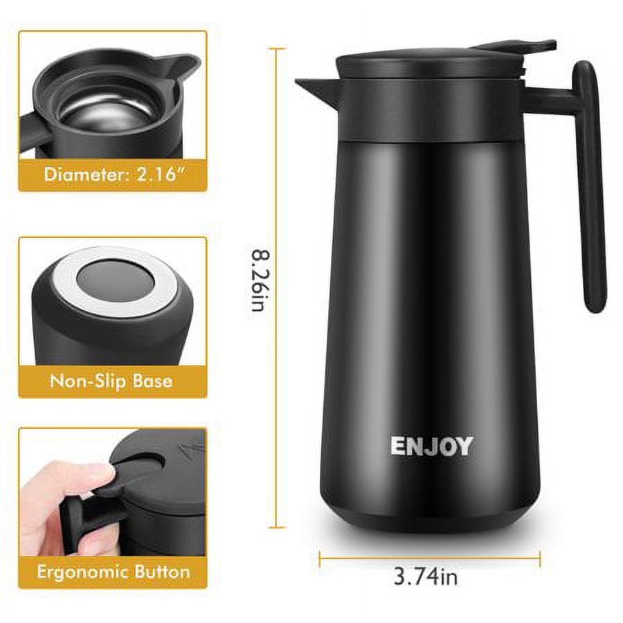 304 Stainless Steel Vacuum Insulation Cup29oz Thermal Coffee Carafe Stainless Steel Insulated