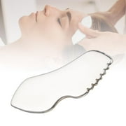 304 Stainless Steel Waist Shaped Gear Scraping Board Face Waist With Teeth Lip Shaped Scraping Board For Face Arm Leg Muscle Scraping Massage