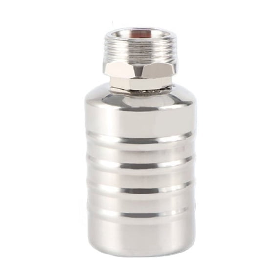 304 Stainless Steel Water Control Float Valve - 1/2" to 3/4" Automatic Water Shut-Off Controller for Tanks, Pools & Livestock Troughs