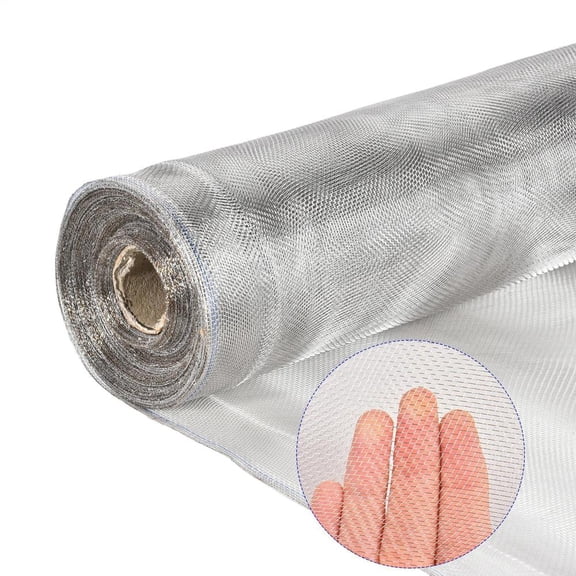 304 Stainless Steel Window Screen Mesh Roll, 40in x 98.42ft Rust Resistant Woven Wire Mesh, Heavy Duty Metal Screen for Door, Gutter Guard, Vent and Kitchen