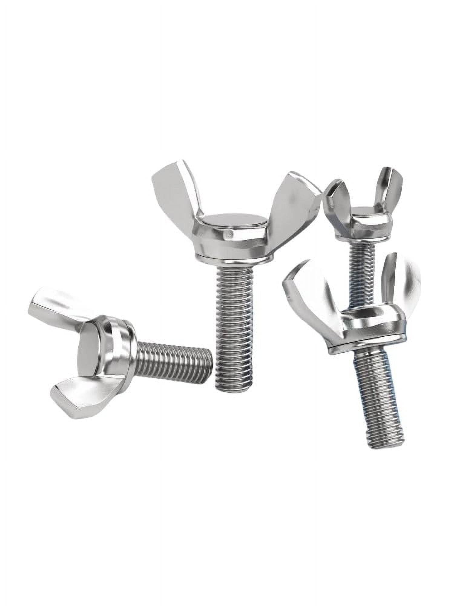 304 Stainless Steel Wing Butterfly Screws Bolts,Wing Bolt,Machine Fastener,Thumb Hand Screws for Electronic Equipment
