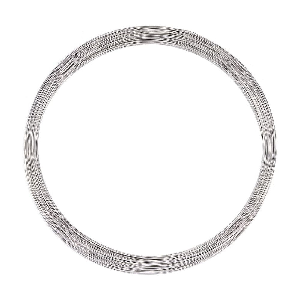 304 Stainless Steel Wire Stainless Steel Color 21 Gauge 0.7mm for DIY