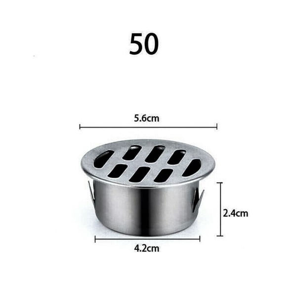 304 Stainless Steel thicken Drainage Roof Patio Round Flat Floor Drain Cover(Plumbing & Fixtures)