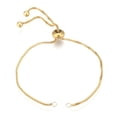thumbnail image 1 of 304 Stainless steel Chain Bracelet Making Slider Bracelets Making Golden 8-5/8 inch(22cm) 1.2mm Hole: 2mm DIY, 1 of 3