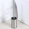 thumbnail image 1 of 304 Vertical Matt Black Toilet Brush Holder Stainless Steel Cleaning Tool Floor-Standing Toilet Brush Sets Bathroom Accessories, 1 of 8