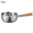 thumbnail image 1 of 304 stainless steel Japanese style snow flat pot induction cooker noodle pot, 1 of 7
