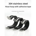 thumbnail image 1 of 304 stainless steel Rubber Lined P Clips R-type pipe clampCable Mounting Hose Pipe Clamp hose clamp fixed clamp pipe bracket, 1 of 5