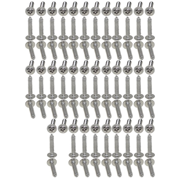 304 stainless steel cross recessed round head with pad self-tapping screw M2.3X12(100pcs)