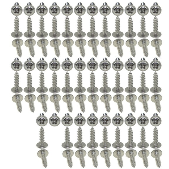 304 stainless steel cross recessed round head with pad self-tapping screw M3X12(100pcs)