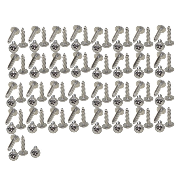 304 stainless steel cross recessed round head with pad self-tapping screw M3X14(100pcs)