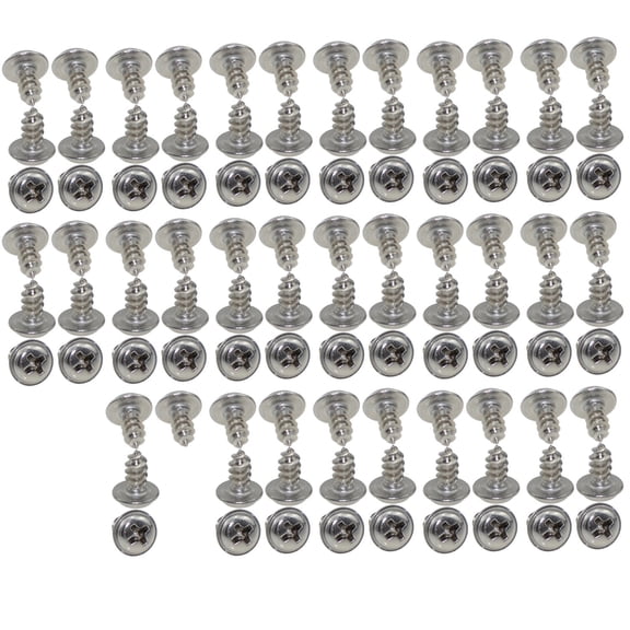 304 stainless steel cross recessed round head with pad self-tapping screw M4X8(100pcs)