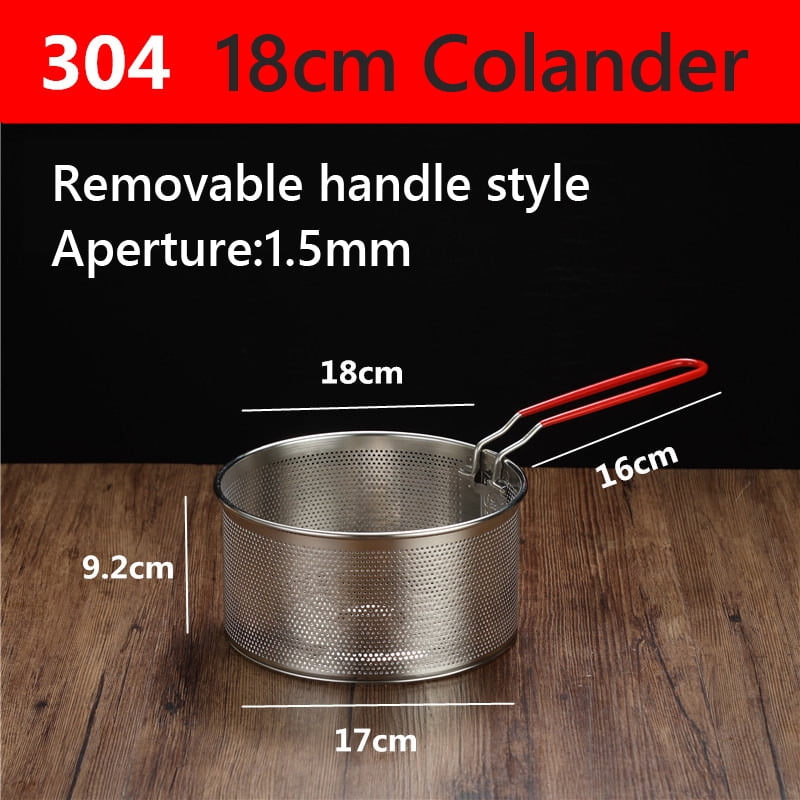 Cook Filter Box 304 stainless steel hot Frying Fried Basket and pot set Filter Food ...