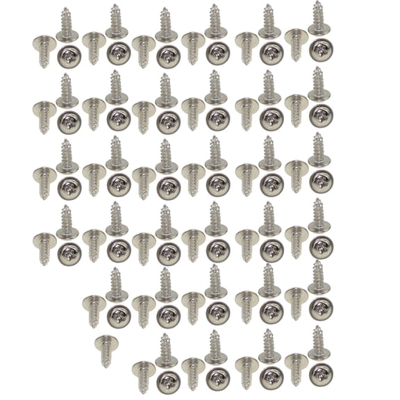 304 stainless steel round head with pad nickel plated self tapping screw M2.6X8(100pcs)