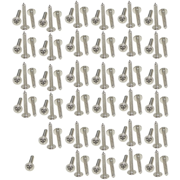 304 stainless steel round head with pad nickel plated self tapping screw M3X20(100pcs)