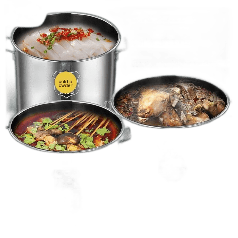 304 stainless steel soup bucket with lid, soup pot, large capacity