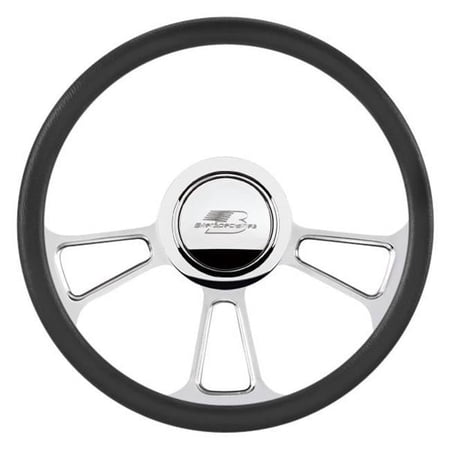 30425 3-Spoke Polished Standard Series Vintec Style Steering Wheel
