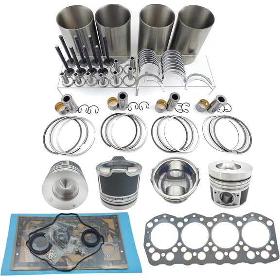 3044 Engine Overhaul Rebuild Kit for Caterpillar CAT 3044 Engine DP20 DP25 DP30 DP30K DP35 Forklifts 236B 262C 246B 246C 252B Steer Loader For Mitsubishi S4S S4SD S4S-IDI Engine