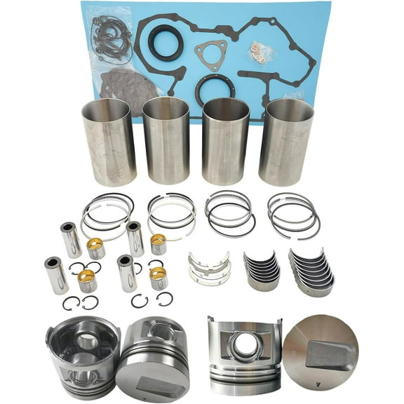 3044C 3044CT Engine Overhaul Rebuild Kit (No valve set) for Caterpillar CAT 3044C 3044CT 3044C-DIT Engine C3.4 For Mitsubishi S6S S4S S4SD S4S-IDI Engine F18B F18C Forklifts