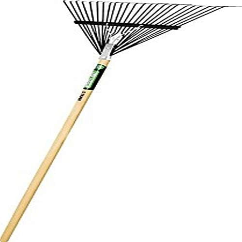 30452 Tru Tough 48-Inch Steel Leaf Rake, 22-Inch Head, Wood Handle$$Garden & Patio