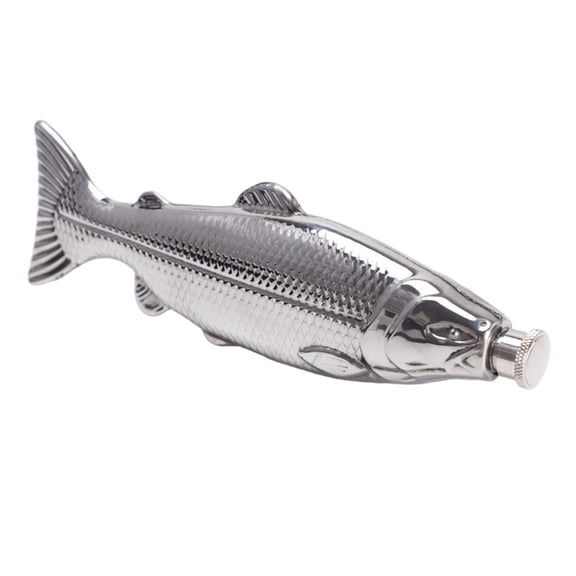 304Stainless Steel Fish Shape Flask 5Oz Portable Cocktails and Beverage Flagon for Wine Enthusiasts and Party Hosts