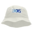 thumbnail image 1 of 305 Embroidered Bucket Hat - White OSFM, 1 of 5
