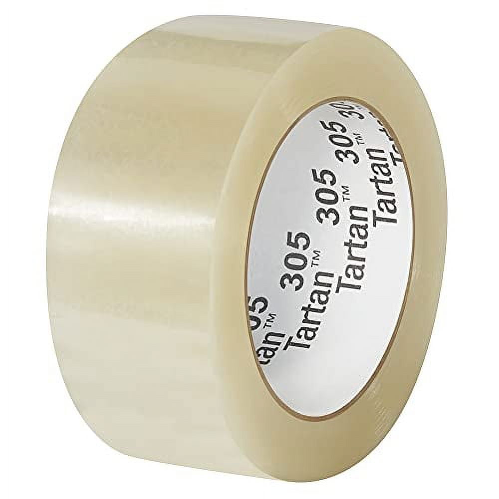 305 General Purpose Packing Tape, 2 Inch X 110 Yards, 1.8 Mil Thick, Clear, For Moving, Shipping And Packing, #7000107606 (6 Rolls) (T9023056PKAVI)