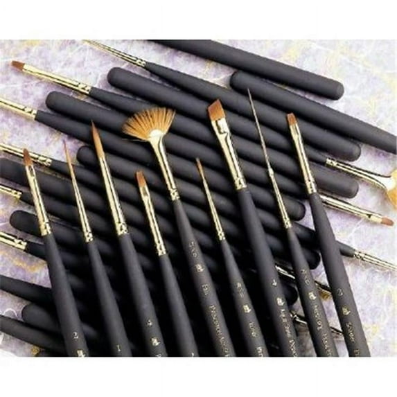 3050L-20-0 Best Synthetic Sable Miniature Watercolor and Acrylic Mini Brush Liner 20-0