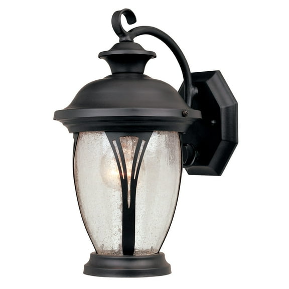 Westchester 12.75 in. Bronze 1-Light Outdoor Line Voltage Wall Sconce with No Bulb Included