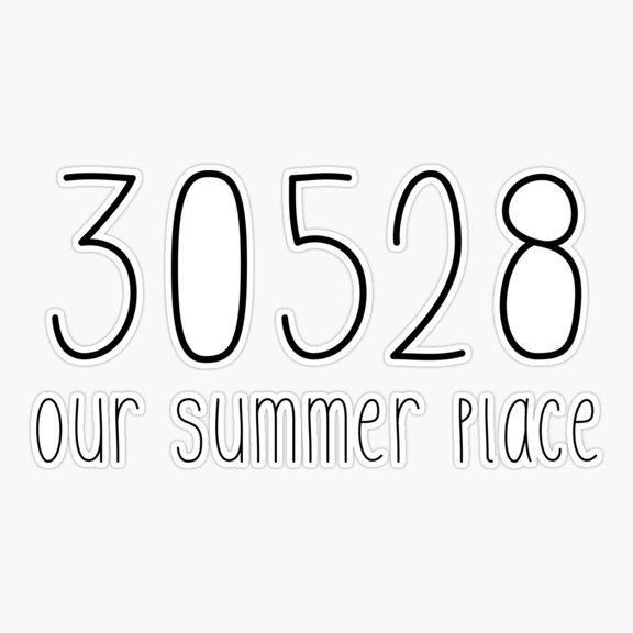 30528 Area Code Travel Vinyl Decal Sticker