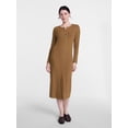 thumbnail image 1 of Scenario Women's Cardigan Midi Dress with Long Sleeves, Sizes XS-XXXL, 1 of 5