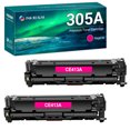 thumbnail image 1 of 305A 305X Compatible Toner Cartridge Replacement for HP 305A CE411A MFP M451nw M451dn M451dw M475dw M475dn Pro 300 MFP M375nw M351A Printers（Magenta, 2-Pack), 1 of 9