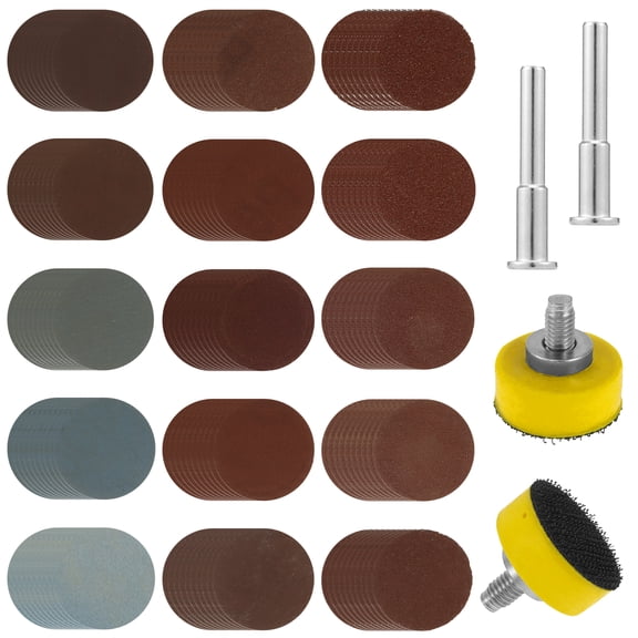 305Pcs Sanding Disc Wear Resistant Polishing Pad Good Fit Sanding Paper Efficient Grinding Sheets Dust Reduction for Metal
