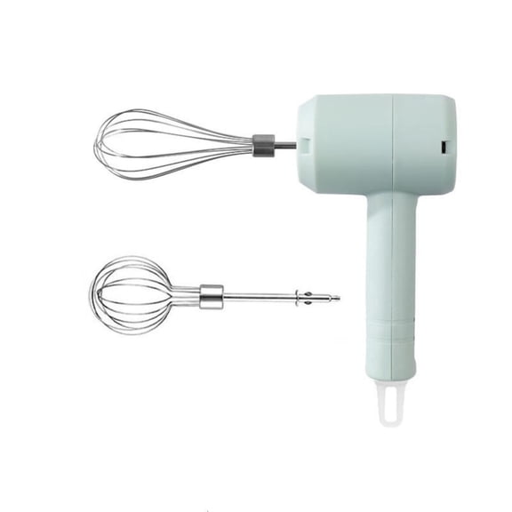 305W1re1essElectric Hand Mixer For Cake Cream Nonrust Steel Whisks 3 Speed Setting Rechargeable Kitchen Baking Tool