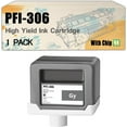 thumbnail image 1 of 306 PFI306 PFI-306 Ink Cartridge Compatible for Canon IPF8400 9400 8410 9410 8410S 9410S Printers Yellow*1, 1 of 7
