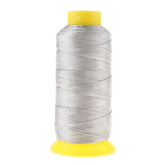 306 Yds Bonded Nylon Sewing Thread Leather Bag Shoes Canvas (9) Ply - Light Gray