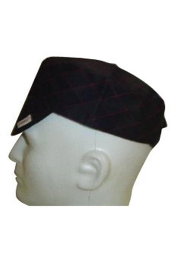 30634 Black Quilted Cap