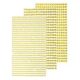 thumbnail image 1 of 3064Pcs 6 Sheets Rhinestone Stickers 3/4/5 mm Self Adhesive Gems Glitter Stickers for DIY Craft, Light Gold, 1 of 6