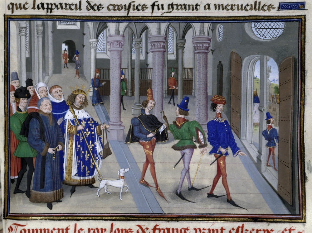 3070 Jean Fouquet (1420-1481) French School Canvas Art - (24 x 18)