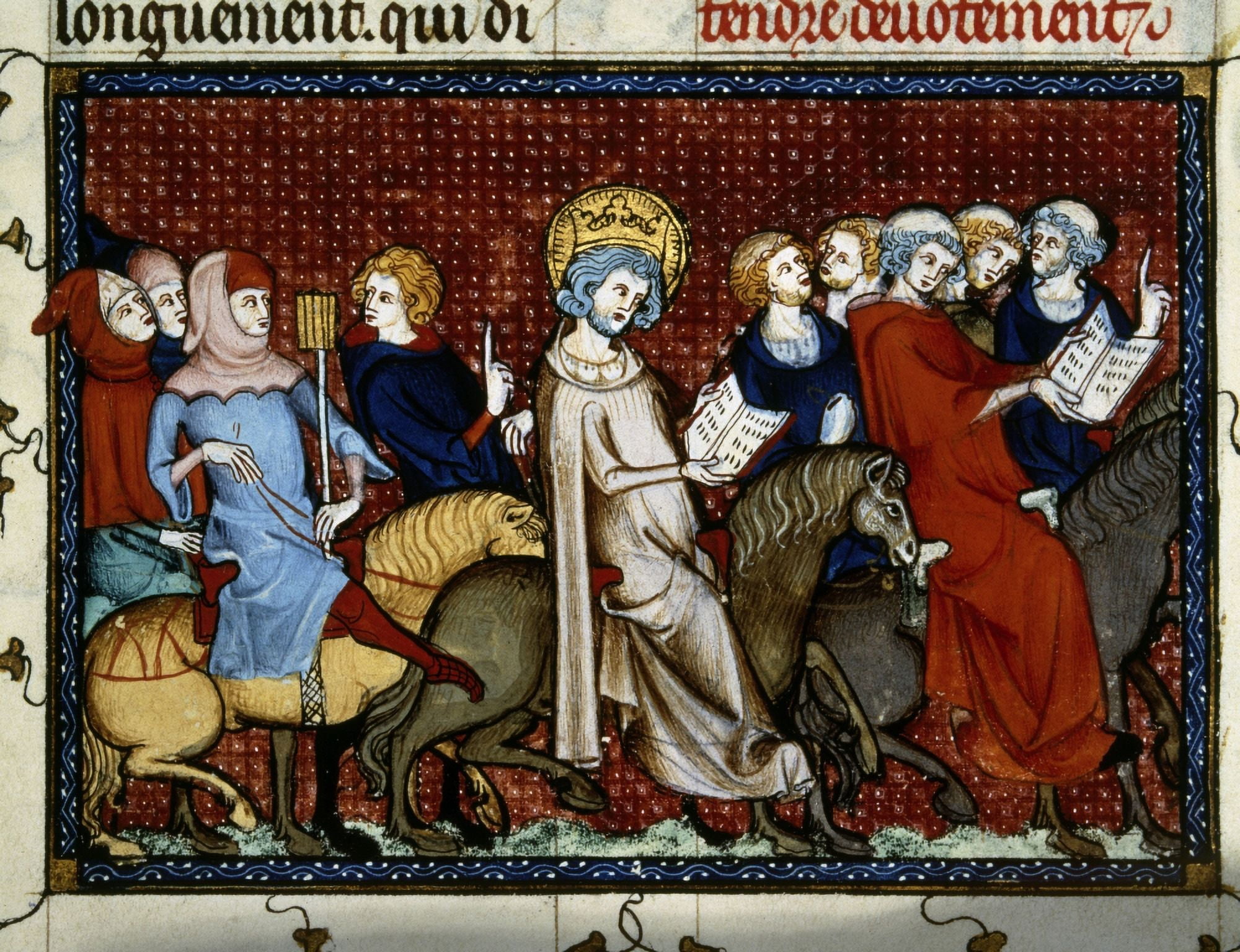 3076 Guillaume De Saint Pathus Canvas Art - (36 x 24)