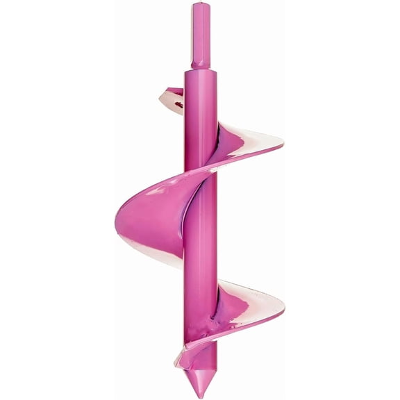 307PNK 3 x 7 in. Bulb Planting Auger & Bedding Plant Tool Pink