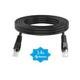 thumbnail image 1 of Steren 14ft Cat5e Ethernet Cable Internet, Molded, Snagless, UTP, cULus - Black, 1 of 5