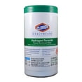 thumbnail image 1 of 30824 Clorox Healthcare Hydrogen Peroxide Cleaner Disinfectant Wipes, Kills Norovirus, Rotavirus, HIV, Poly-Bag Protected, 6.75" x 9", X-Large Wipe.., By Saalfeld, 1 of 7