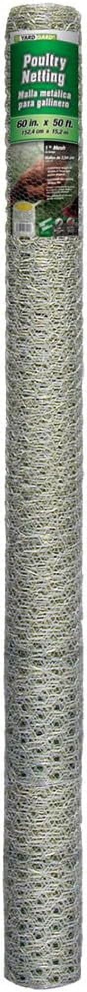 308444A 5 Foot X 50 Foot 1 Inch Mesh Poultry Netting - Walmart.com