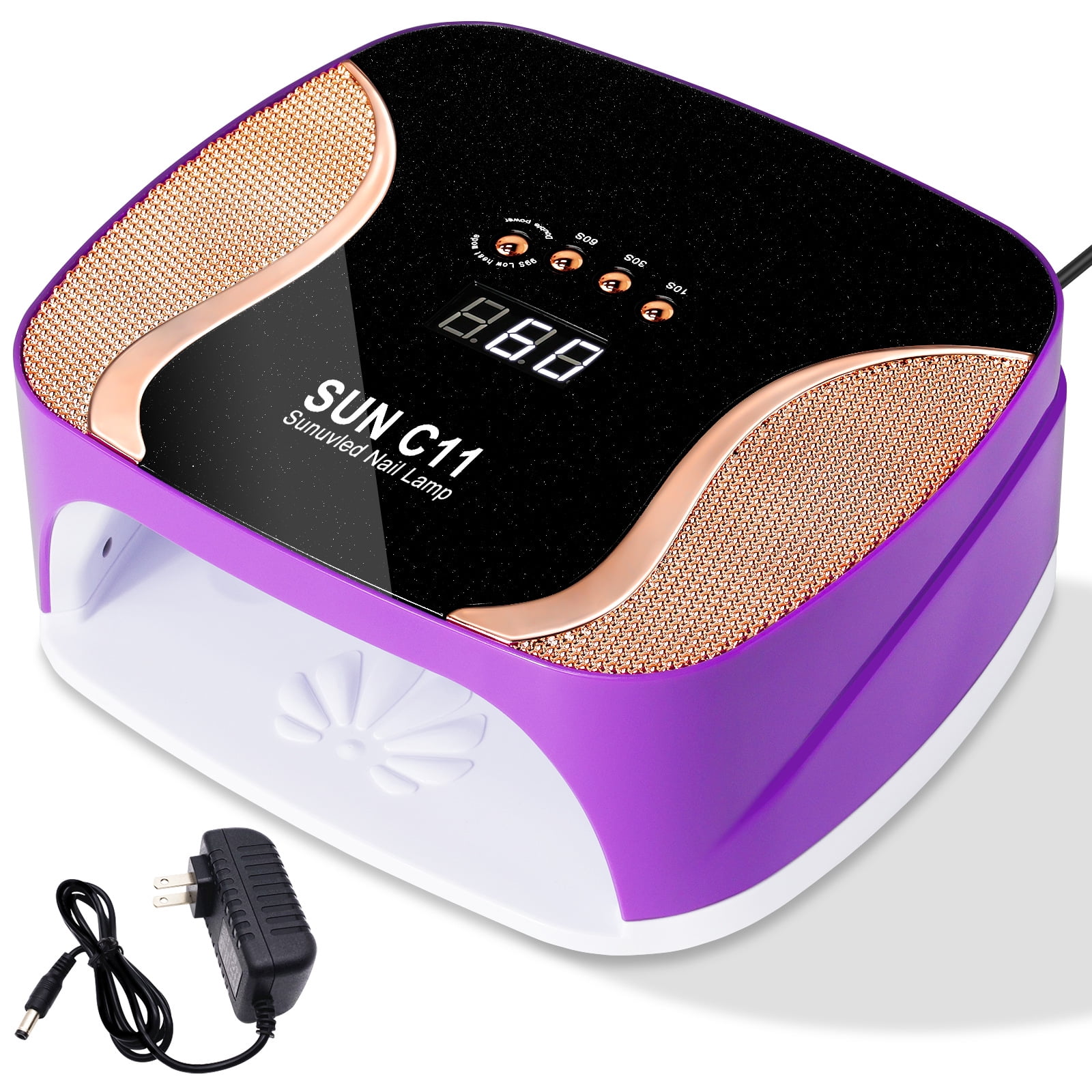 308W Professional Nail Lamp - UV LED Nail Dryer for Gel Polish, Fast Curing Light with Sensor, High Power Salon Manicure Machine for Home & Nail Salon Use