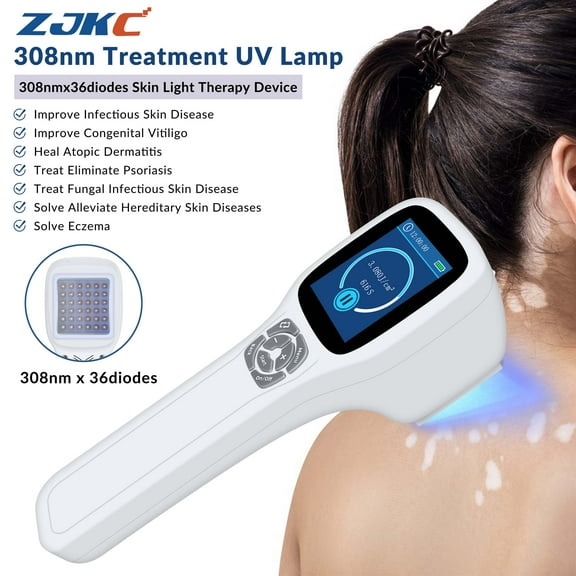 308nm illumination with 69 LED beads UVB light source 1-1000S adjustable usage time