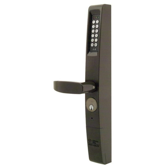 Adams Rite Electronic Lock,Dark Bronze,12 Button 3090-01-121